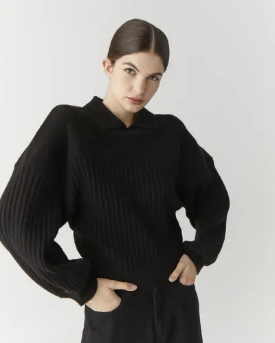 Sweater Puff Tipo Polo Milo System Para Mujer