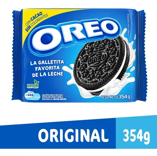 Antes: 829 pesos con 10 centavos $829,10767 pesos con 70 centavos $767,707% OFFLlega mañanaGalletitas Oreo Veggie Relleno Sabor Vainilla 354 GrsAgregar al carrito