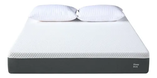 Colchón 2 plazas de espuma SleepBox Balance Plus blanco – 140cm x 190cm x 25cm