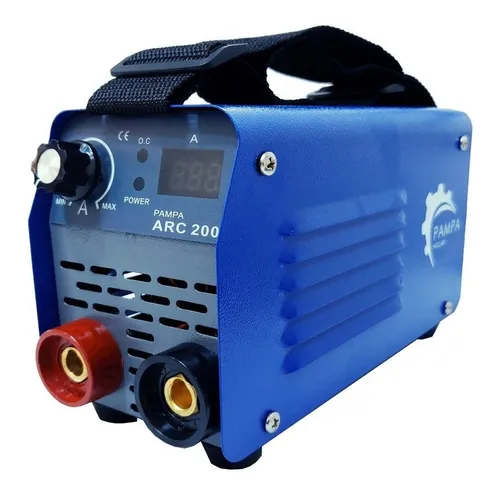Soldadora inverter Pampa Herramientas ARC 200 azul y negra 50Hz/60Hz 220V