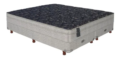 Sommier Springwall MCB115/MSX118 King de 200cmx200cm gris con base dividida