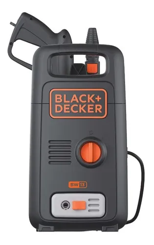 Hidrolavadora eléctrica Black+Decker BW13 naranja y negra con 1450psi de presión máxima 220V