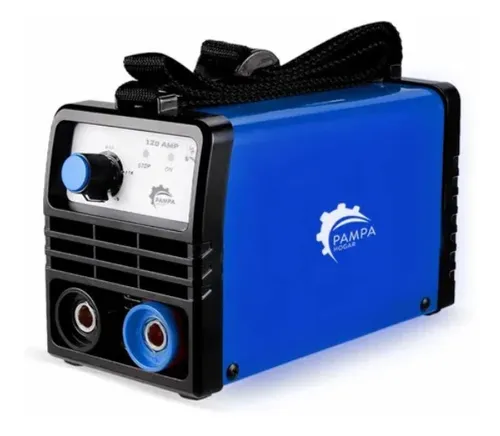 Soldadora inverter Pampa Herramientas 120 Amp azul y negra 50Hz 220V