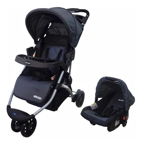 Coche Jogger Mega Baby Travel System 3 Ruedas Con Huevito