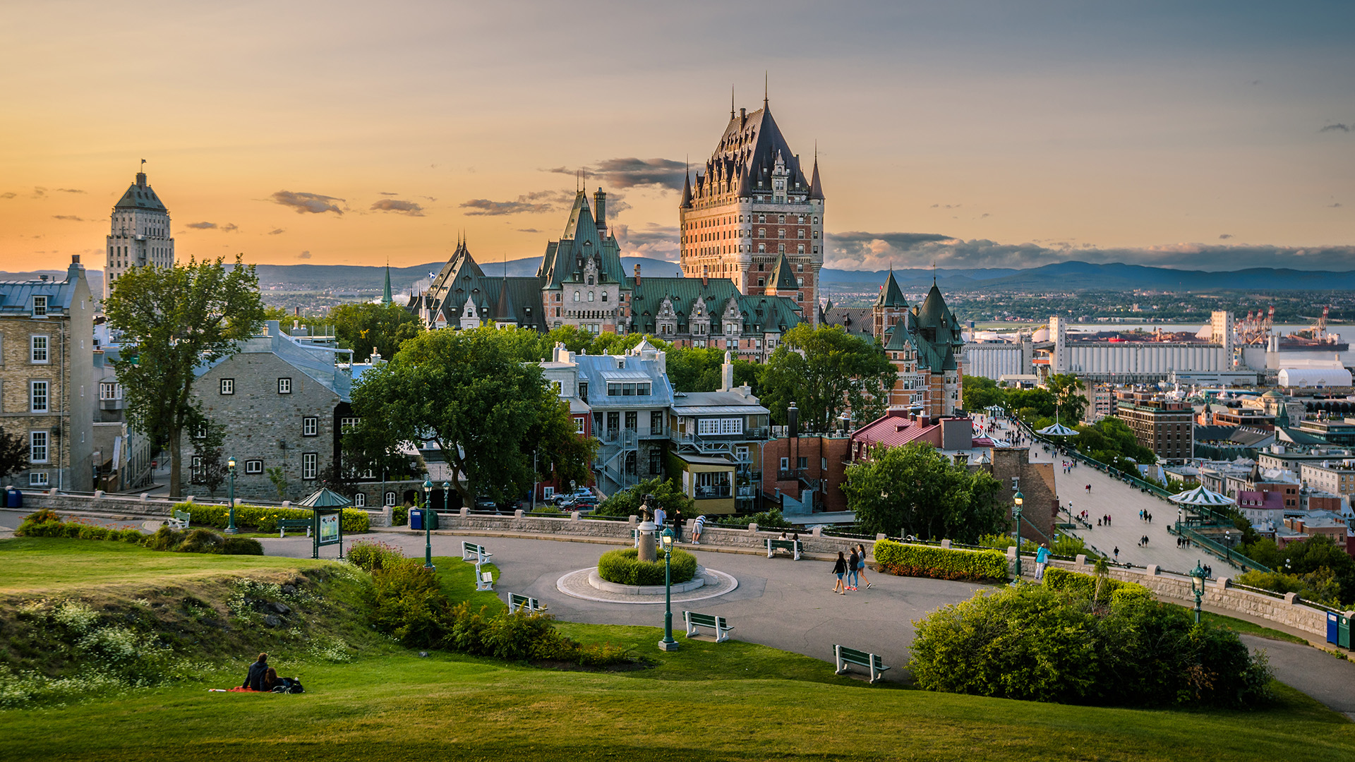 Horizonte de la ciudad de Quebec, Canadá (Getty Images)