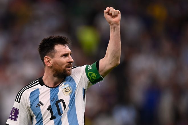 Lionel Messi, estrella de Argentina.