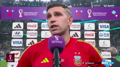 Selección Argentina vs. Holanda: Dibu Martínez habla después del partido