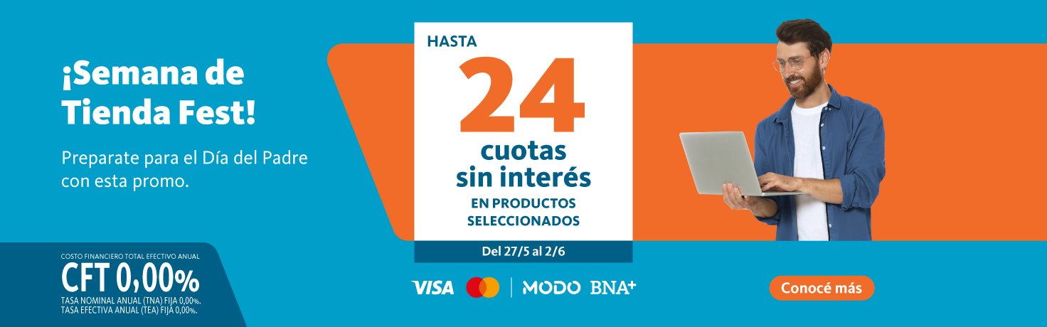 Semana de Tienda Fest en Tienda BNA: ¡Hasta 24 Cuotas Sin Interés!
