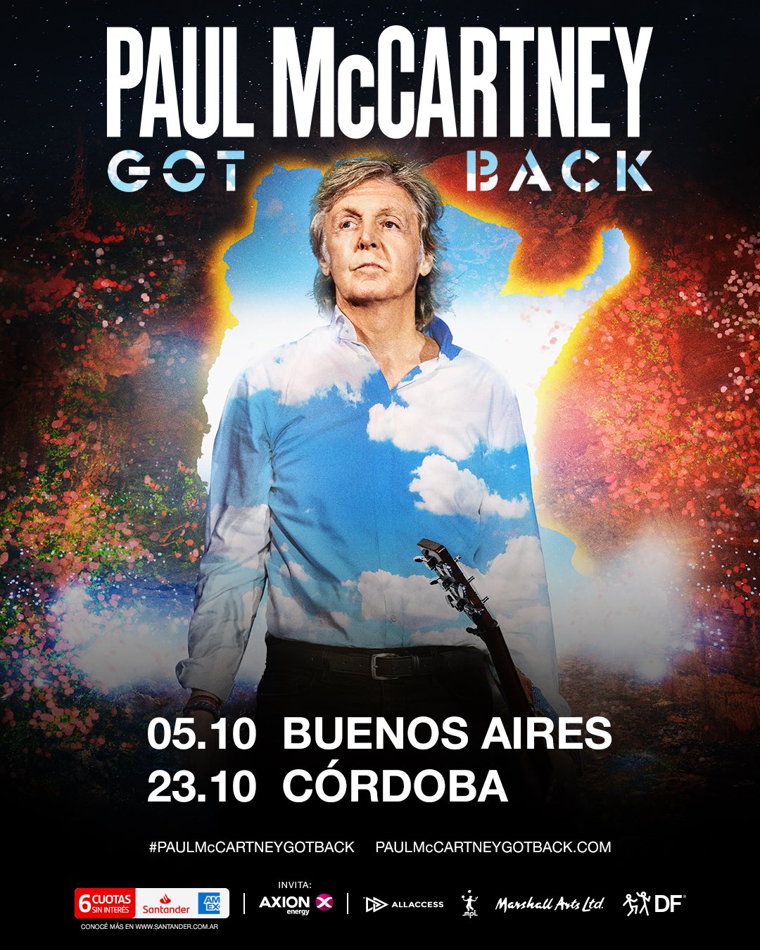 ¡Paul McCartney Regresa a Argentina con su Gira “Got Back”!